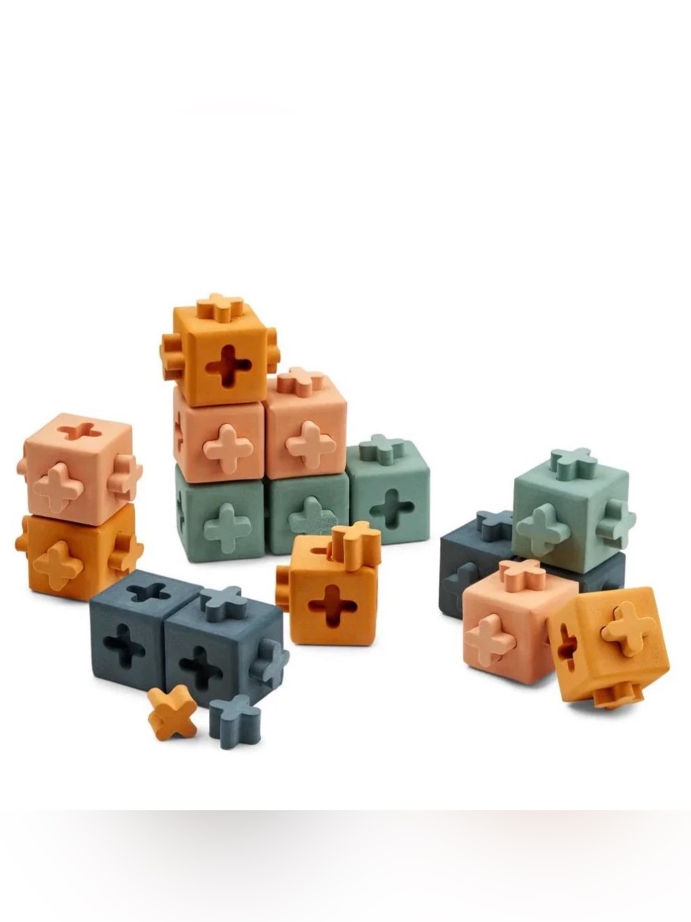 Liewood Pierce Building Blocks - Multi Mustard Mix
